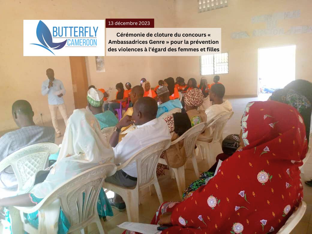 Participation de Butterfly Cameroon à la cérémonie de cloture du concours « Ambassadrices Genre »